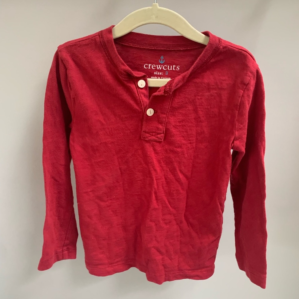 J.Crew Boys Crewcuts Cotton Henley